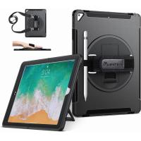 ราคา Miesherk STOCK iPad Pro 12 9 Case 2nd Generation 2017 2015 1st Generation Military Grade Heavy Duty Rugged Shockproof Protective Cover w 360 Rotatable Stand Handle Hand Shoulder Strap Pencil Holder Bl