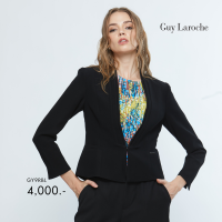 ราคา Guy Laroche Shape Up Crop Jacket แจ็คเก็ตใส่ทำงาน แจ็คเก็ตสีดำ แจ็คเก็ตใส่แล้วผอม GY9RBL (14221334286)