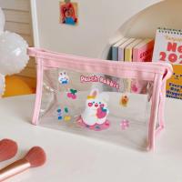 ราคา พร้อมส่งกระเป๋า PVC ใส กระเป๋าน่ารัก กระเป๋าเครื่องเขียน ใส่เครื่องสำอางค์ กระเป๋าดินสอ (17791289274)