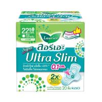 ราคา ลอรีเอะ ซูเปอร์อัลตร้าสลิม ลอริเอะ กลางคืน Laurier SuperUltraSlimNight 30 cm ผ้าอนามัย แบบบาง0 1 (20976885701)