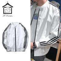 ราคา H Y clothes เสื้อคลุมแขนยาวผ้าร่ม jacket ใส่สบาย มี 2 สี ดำ นำ้เงิน แต่งแถบด้านข้าง (9799616455)