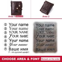 ราคา ฟรีแกะสลัก100 กระเป๋าหนังแท้สำหรับผู้ชายกระเป๋าใส่เหรียญกระเป๋าใส่บัตรขนาดเล็กกระเป๋าใส่เอกสารของบุรุษ BP829 (11015593677)