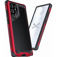 ราคา Ghostek ATOMIC slim S22 Ultra Case with Clear Back Aluminum Bumper and S Pen Access Military Grade Shock Absorbent Protective Phone Cover Designed for 2022 Samsung Galaxy S22 Ultra 5G 6 8inch Red Gala