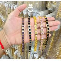ราคา สร้อยข้อมือ B266 ประดับพลอย ตัดไซส์ฟรี ชุบทอง สร้อยข้อมือพลอย สร้อยข้อมือทับทิม สร้อยข้อมือ ทองไมครอน (18730627998)