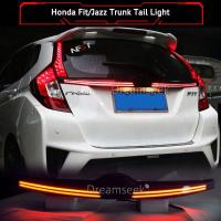 ราคา ด้านหลังกันชนไฟท้ายสำหรับฮอนด้าฟิตJazz Switchback 2014 2015 2016 LEDสีแดงเบรกสะท้อนแสงขับขี่ไฟตัดหมอก (3204630833)