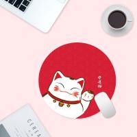 ราคา Mouse pad แผ่นรองเม้าส์ แผ่นรองเมาส์ ขนาด 200 200 3 mm แบบกลม ลายน้อง หมา แมว น่ารักๆ (20532423742)