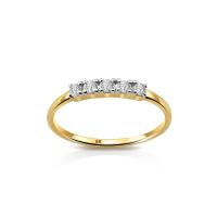 ราคา Jewellista แหวนทองแท้ 9K เพชรแท้ รุ่น Armani (20912054744)