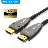 ราคา COD Vention HDMI 2 0 สายเคเบิ้ล 4K 60Hz ไฟเบอร์ออปติกสาย HDMI 2 0 HDR สำหรับ HDTV Box โปรเจคเตอร์ PS4 10m 20m 30m 50m 60m 80m 100m สาย HDMI (5048832151)