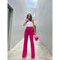 ราคา กางเกงขากระบอกเล็กปลายแต่งขาม้างานป้ายPROMTHONG (19573246720)