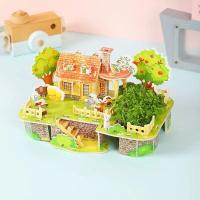 ราคา ฟาร์มจำลองบ้านสวน โมเดลจิ๊กซอว์ รุ่นบ้าน 3D ปลูกเมล็ดพืชได้จริง จิ๊กซอร์ปริศนาสามมิติปลูกเมล็ดพืช สร้างสรรค์จินตนาการของเด็ก (19688563727)