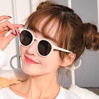 ราคา Korean Round Retro Fashion Womens Sunglasses Female All match Sun Glasses (8170149299)