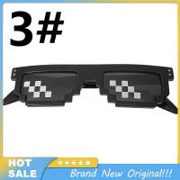 ราคา ผู้ชายผู้หญิงแว่นตา Thug Life 8 Bit MLG Pixelated แว่นกันแดดสำหรับผู้เล่น Minecraft (16377868625)