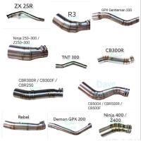 ราคา สลิปออน Ninja 250 400 Z250 400 TNT CBR300 CB300R CB500 R3 Rebel GPX ZX25R ขนาด 2 นิ้ว งานสแตนเลสแท้ (20994872505)