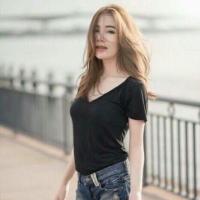 ราคา เสื้อยืดคอวี แขนสั้น สีพื้น งานสไตล์ Topshop (19324638900)