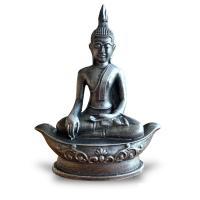 ราคา พระพุทธรูป พระเชียงแสน พระจิ๋ว พระเชียงแสนนั่งเรือ พระทรงเรือ ศิลปะอู่ทอง ขนาด 2 นิ้ว ตั้งหน้ารถ พกติดตัว (17276657653)