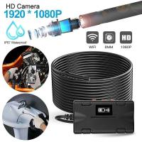 ราคา กล่องส่องสำรับอุตสาหกรรม HD 8มม พร้อมกล้อง IP67กันน้ำ8ไฟ LED ปรับได้ไวไฟกล้องงูสำหรับตรวจสอบอัตโนมัติ (20616190814)