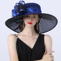 ราคา ผู้หญิง Organza หมวกสีแดงงานแต่งงาน Fascinators สง่างามปีกกว้าง Fedora Kentucky Derby หมวกปาร์ตี้อย่างเป็นทางการโบสถ์หมวกสตรี (19165139999)