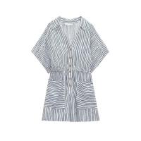 ราคา Zaraคิงฤดูร้อนใหม่ปกลินินลำลองแขนสั้นสไตล์เสื้อผ้าผสม7826939จัมพ์สูทสั้น (20243998300)