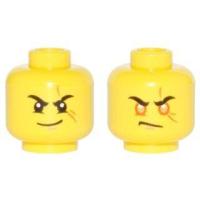 ราคา Lego part ชิ้นส่วนเลโก้ No 3626 Minifigure Head Ninjago (17889627202)