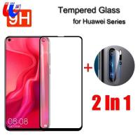 ราคา P30 กล้องกระจกนิรภัยสำหรับ Huawei Honor 20 10 Lite แก้วป้องกัน P30Lite ปกป้องหน้าจอสำหรับ Huawei P30 Lite P20 Pro กลับฟิล์มเลนส์ 2 IN 1 (756864960)