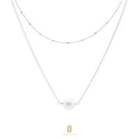 ราคา Jewellista จี้ไข่มุกพร้อมสร้อยเงินแท้ Matilda (13139851083)
