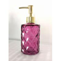 ราคา ขวดปั้มแก้วลายเพชร 330 ml หัวปั้มสีเงินทอง (20800028759)