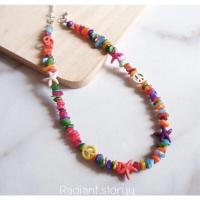 ราคา สร้อยหินแตก สร้อยหอย สร้อยคัลเลอร์ฟูล สร้อยสายฝอ สร้อยไปทะเล (17381790832)