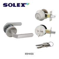 ราคา SOLEXงานสั่งทำ Master Key KEY ALIKE Double Key ชุดกุญแจฝังมือจับสแตนเลสNO 65 ดอก 2 ร่อง (17421318126)