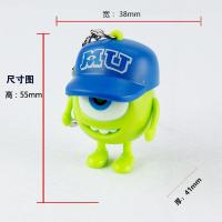 ราคา Sulley Mike พวงกุญแจ PVC รูปการ์ตูนตุ๊กตาขยับแขนขาได้เรืองแสงพวงกุญแจ LED สำหรับเด็กของขวัญคริสต์มาสแบบโซ่กุญแจของเล่น (19798910388)