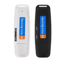 ราคา Portable Rechargeable U Disk USB Digital Audio Voice Recorder Mini Dictaphone Activated Recorder (20520986586)