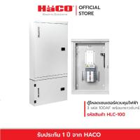 ราคา HACO ตู้โหลดเซนเตอร์ควบคุมไฟฟ้า 3 เฟส 4 สาย พร้อมกราวด์บาร์ GND Load Center Extension Box 12 42 ช่อง รุ่น HLC 100AF (18822374192)