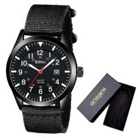 ราคา นาฬิกาข้อมือทหารสำหรับผู้ชายนาฬิกาควอตซ์สีเขียวทหารสำหรับผู้ชายวันที่อัตโนมัติสายผ้าไนลอนหน้าปัดดิจิตอลคู่กันน้ำสไตล์ลำลองสำหรับใส่ทำกิจกรรมนอกบ้าน Hot selling (15059681448)