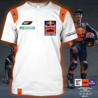 ราคา High quality inventory MotoGP 2023 EDITION Red Bull KTM Factory Racing Team Mens Big Size Casual Short Sleeve Graphic Tee free custom NAME LOGO (18726354273)