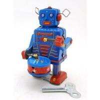 ราคา Classic Toy ของเล่นโบราณ ของเล่นสังกะสี ไขลาน MS514 หุ่นยนต์ตีกลอง (15848166450)