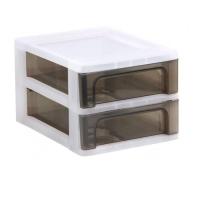 ราคา GHBathroom Mall SMITH ตู้ลิ้นชักใส่เอกสาร 2 ชั้น ขนาด 35x26x17ซม รุ่น TG51272 สีใส ร้านค้าเเนะนำ (20471045649)