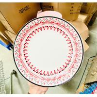 ราคา จานเซรามิค จานเซรามิคกระเบื้อง จานลายไฮโซ สวยมากก (20427435384)