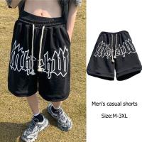 ราคา สไตล์อเมริกันสไตล์สปอร์ตฮิปฮอป แฟชั่นปักกางเกงขาสั้นลำลอง 2023 กางเกงขาสั้นสไตล์ใหม่สำหรับผู้ชาย (20741185669)