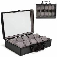 ราคา พร้อมส่ง กล่องนาฬิกา 10 เรือน กรอบอลูมิเนียม Watch Box กล่องใส่นาฬิกา กล่องของขวัญ (15709271840)