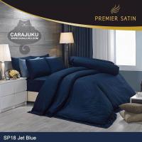 ราคา PREMIER SATIN ชุดผ้าปูที่นอน ผ้านวม 6 ฟุต สีน้ำเงินกรมท่า Jet Blue SP18 ชุด 6 ชิ้น ซาติน ชุดเครื่องนอน ผ้าปู ผ้าปูที่นอน ผ้าปูเตียง (415537588)