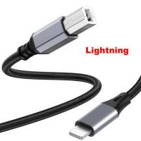 ราคา MIDI Type B USB OTG Cable USB C to Male to Male for Lightning iPhone iPad to Electronic Musical Instrument Audio Interface (19889471207)