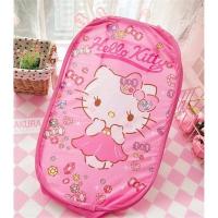 ราคา ตะกร้าใส่ผ้าพับเก็บได้คิตตี้ (17724260326)