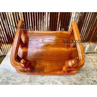 ราคา SLK หิ้งวางพระ ติดผนัง ไม้สักแท้ ขนาด 30 25 ซม สีย้อมไม้สัก หิ้งพระ หิ้งพระแขวนผนัง หิ้งพระติดผนังไม้สัก (19852415019)