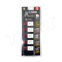 ราคา Toshino รุ่น TIS515 5ช่อง 5สวิตซ์ 10เมตร ปลั๊กไฟ รางปลั๊ก ปลั๊กพ่วง รางปลั๊กไฟ มอก คุณภาพสูง รับประกันคุณภาพ NEXTONE (17860673228)