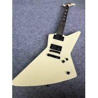 ราคา อีเอสพีเอ็กซ์พลอเรอร์ทำมือกีต้าร์ไฟฟ้าปิ๊กอัพแบบพาสซีฟสีเหลืองร่างสีดำฮาร์ดแวร์กีตาร์มืออาชีพ (21127159573)