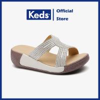 ราคา Keds รองเท้าแตะสตรี Keds Bliss II ฤดูร้อนสไลด์ WF58223 (19667753533)