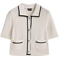 ราคา Massimo Dutti ประกบเข้าไปใน2023ฤดูใบไม้ร่วงของผู้หญิงสีโจ๊กเกอร์ใหม่ลมหวานขนาดเล็กทำหน้าที่บทบาทของการถักกระเป๋าเสื้อโค้ทเสื้อคาร์ดิแกนสตรี (20118183208)