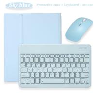 ราคา บลูทูธคีย์บอร์ดสำหรับ Samsung Galaxy Tab S6lite SM P610 SM P61510 4 S7 11 SM T870 SM T875 S8 X700 X706 X706N ด้วยเมาส์สำหรับ Samsung Tap S7 S8 A7 A8 S6lite 10 4กรณี (14499370809)