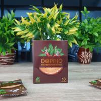 ราคา กาแฟ ดอปปิโอ้ DOPPIO กาแฟสำหรับท่านชาย บำรุงต่อมลูกหมาก กระดูกและข้อ 1 กล่อง มี 10 ซอง (20978351196)