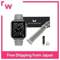 ราคา Royce Roland นาฬิกาข้อมือ Apple สแตนเลสสายนาฬิกาชุดของขวัญคริสต์มาสของขวัญวันเกิดธุรกิจของขวัญแฟชั่นชุดสตรี7 6 5 4 3 2 1 SE ใช้ร่วมกับ Apple Apple 38 40 41มม เงิน (20820989472)