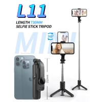 ราคา ไม้เซลฟี่พร้อมรีโมทมาใหม่ L11 ไม้เซลฟี่บลูทูธ อันเล็กพกพาง่าย ไม้เซลฟี่ mini ไม้เซลฟี่ไลฟ์สด Bluetooth Selfie Stick (18315959314)